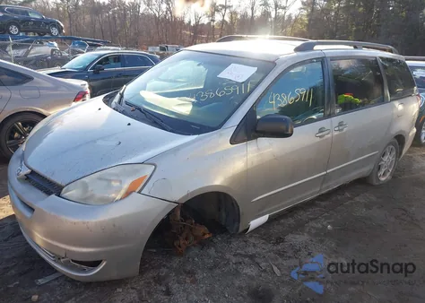 2005 Toyota Sienna Le из США, поврежденный, VIN 5TDBA23C45S039363